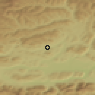 Shaded relief of the 51 km around Liebenfels, drawn from the GMTED2010 grid