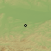 Shaded relief of the 50 km around Asperhofen, drawn from the GMTED2010 grid