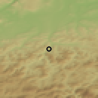 Shaded relief of the 50 km around Lilienfeld, drawn from the GMTED2010 grid