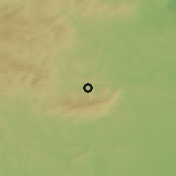 Shaded relief of the 51 km around Lockenhaus, drawn from the GMTED2010 grid