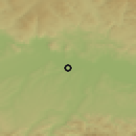 Shaded relief of the 50 km around Asten, drawn from the GMTED2010 grid