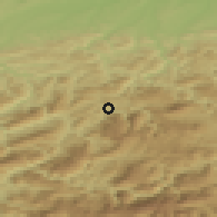 Shaded relief of the 50 km around Lunz am See, drawn from the GMTED2010 grid