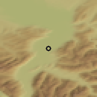 Shaded relief of the 51 km around Mäder, drawn from the GMTED2010 grid