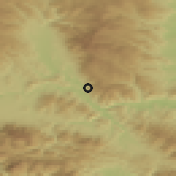 Shaded relief of the 51 km around Magdalensberg, drawn from the GMTED2010 grid