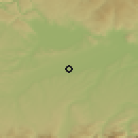 Shaded relief of the 50 km around Marchtrenk, drawn from the GMTED2010 grid