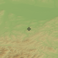 Shaded relief of the 50 km around Maria-Anzbach, drawn from the GMTED2010 grid