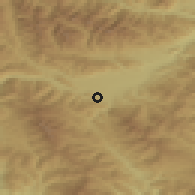 Shaded relief of the 51 km around Maria Buch-Feistritz, drawn from the GMTED2010 grid