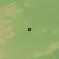 Shaded relief of the 50 km around Maria-Lanzendorf, drawn from the GMTED2010 grid
