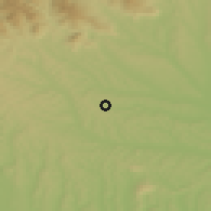 Shaded relief of the 51 km around Markt Hartmannsdorf, drawn from the GMTED2010 grid