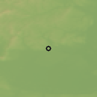 Shaded relief of the 50 km around Auersthal, drawn from the GMTED2010 grid