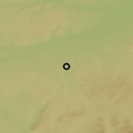 Shaded relief of the 50 km around Markt Sankt Florian, drawn from the GMTED2010 grid