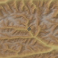 Shaded relief of the 51 km around Matrei in Osttirol, drawn from the GMTED2010 grid