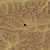 Shaded relief of the 51 km around Mauterndorf, drawn from the GMTED2010 grid