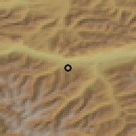 Shaded relief of the 51 km around Axams, drawn from the GMTED2010 grid