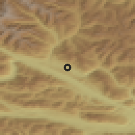 Shaded relief of the 51 km around Millstatt, drawn from the GMTED2010 grid