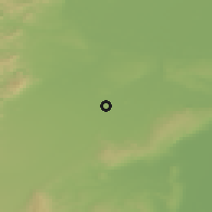 Shaded relief of the 50 km around Mitterndorf an der Fischa, drawn from the GMTED2010 grid