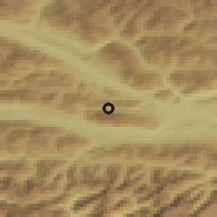 Shaded relief of the 51 km around Bad Bleiberg, drawn from the GMTED2010 grid