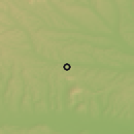 Shaded relief of the 51 km around Mühldorf bei Feldbach, drawn from the GMTED2010 grid