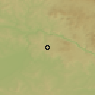 Shaded relief of the 50 km around Münzkirchen, drawn from the GMTED2010 grid