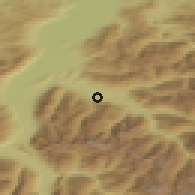 Shaded relief of the 51 km around Nenzing, drawn from the GMTED2010 grid