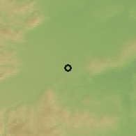Shaded relief of the 50 km around Neufeld an der Leitha, drawn from the GMTED2010 grid