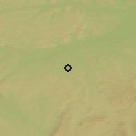 Shaded relief of the 50 km around Neukirchen an der Enknach, drawn from the GMTED2010 grid