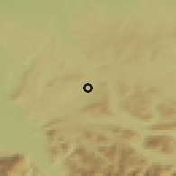 Shaded relief of the 50 km around Neumarkt am Wallersee, drawn from the GMTED2010 grid