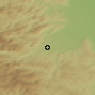 Shaded relief of the 50 km around Neunkirchen, drawn from the GMTED2010 grid