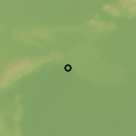 Shaded relief of the 50 km around Neusiedl am See, drawn from the GMTED2010 grid