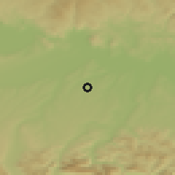 Shaded relief of the 50 km around Niederneukirchen, drawn from the GMTED2010 grid