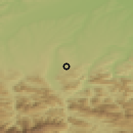 Shaded relief of the 50 km around Nußbach, drawn from the GMTED2010 grid