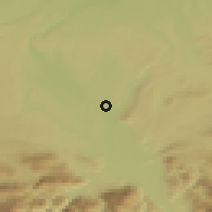 Shaded relief of the 50 km around Oberndorf bei Salzburg, drawn from the GMTED2010 grid