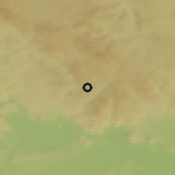 Shaded relief of the 50 km around Oberneukirchen, drawn from the GMTED2010 grid