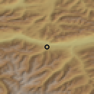 Shaded relief of the 51 km around Oberperfuss, drawn from the GMTED2010 grid