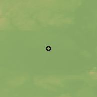 Shaded relief of the 50 km around Obersiebenbrunn, drawn from the GMTED2010 grid