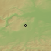Shaded relief of the 50 km around Obritzberg-Rust, drawn from the GMTED2010 grid