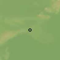 Shaded relief of the 50 km around Parndorf, drawn from the GMTED2010 grid
