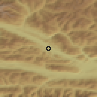 Shaded relief of the 51 km around Paternion, drawn from the GMTED2010 grid