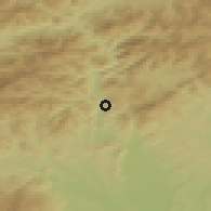 Shaded relief of the 51 km around Peggau, drawn from the GMTED2010 grid