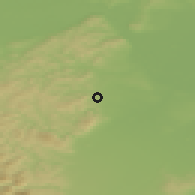 Shaded relief of the 50 km around Perchtoldsdorf, drawn from the GMTED2010 grid