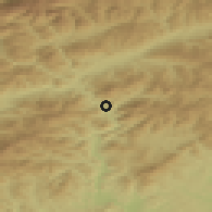 Shaded relief of the 51 km around Pernegg an der Mur, drawn from the GMTED2010 grid