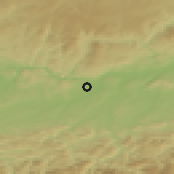 Shaded relief of the 50 km around Persenbeug-Gottsdorf, drawn from the GMTED2010 grid