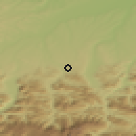Shaded relief of the 50 km around Pettenbach, drawn from the GMTED2010 grid
