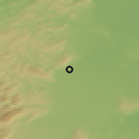 Shaded relief of the 50 km around Pfaffstätten, drawn from the GMTED2010 grid