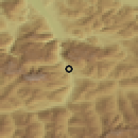 Shaded relief of the 51 km around Pfarrwerfen, drawn from the GMTED2010 grid