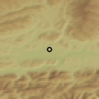 Shaded relief of the 51 km around Poggersdorf, drawn from the GMTED2010 grid