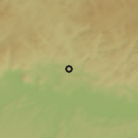 Shaded relief of the 50 km around Pregarten, drawn from the GMTED2010 grid