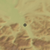 Shaded relief of the 50 km around Puch bei Hallein, drawn from the GMTED2010 grid