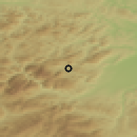 Shaded relief of the 50 km around Puchberg am Schneeberg, drawn from the GMTED2010 grid