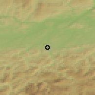 Shaded relief of the 50 km around Purgstall an der Erlauf, drawn from the GMTED2010 grid